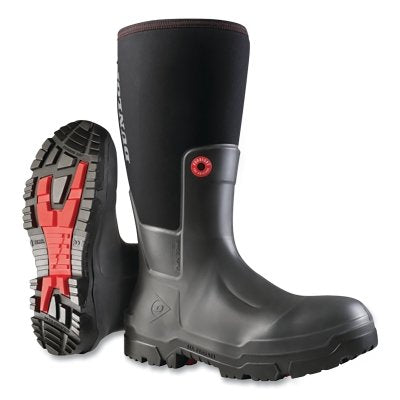 Snugboot Craftsman Boots, Unisex, M13/W15, Mid-Calf, PUROTEX/PUROFORT, Black, Plain Toe