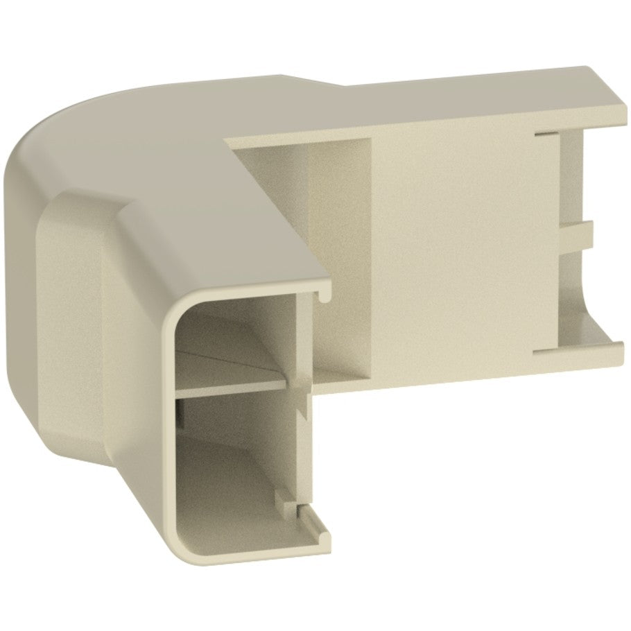 Surface Raceway, LDPH3 Power Rated Outside Corner, Electric Ivory