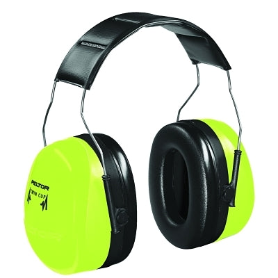 3M H10AHV PELTOR Optime 105 Earmuffs, 30 dB, Hi-Viz Green, Over-the-Head