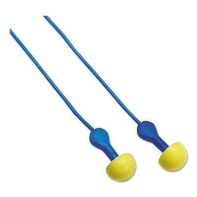 3M 311-1127 E-A-R Express Pod Plugs Earplug, Blue/Yellow, Corded