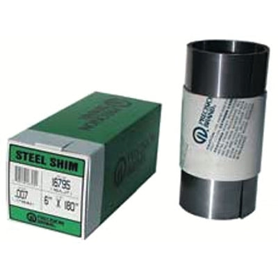 Steel Shim Stock Roll, 0.0002 in, Low Carbon 1008/1010 Steel, 0.002 in x 100 in x 6 in
