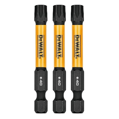 FlexTorq Torx Impact Bit, 2.25 in L, T40, 3 Pack