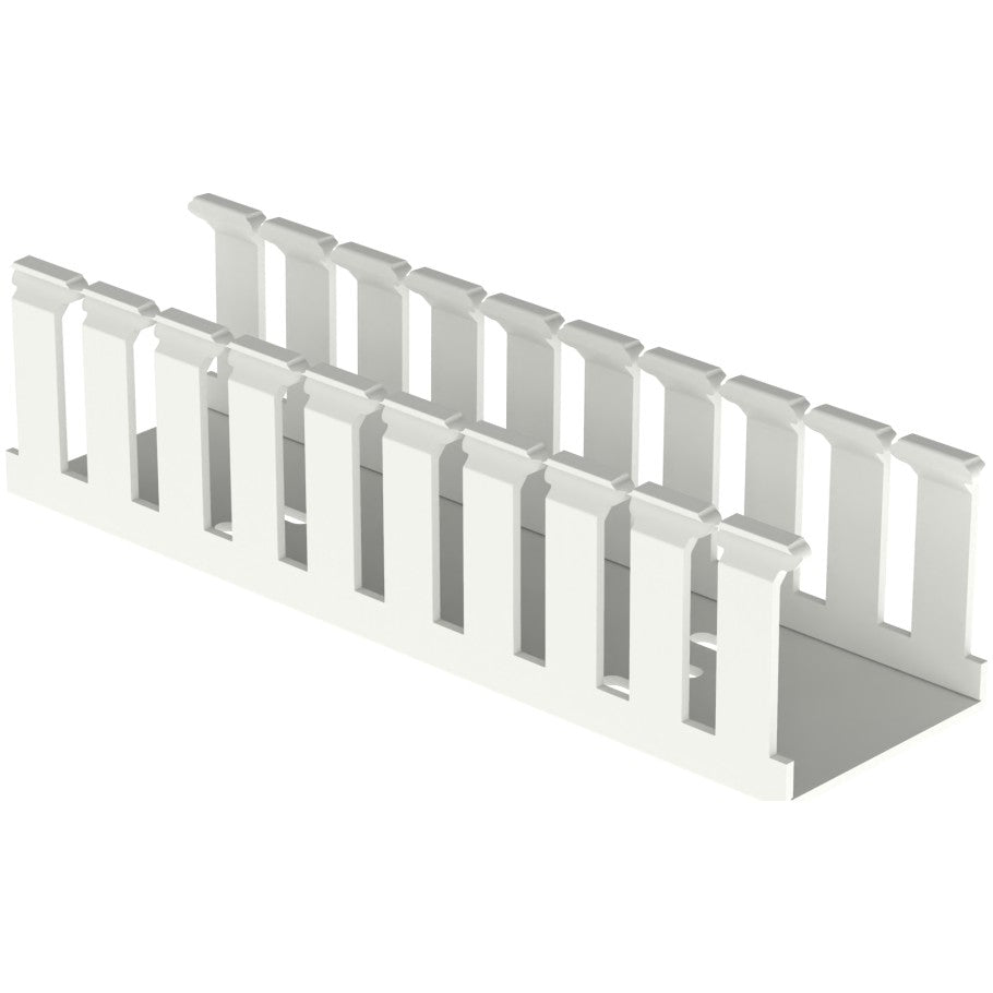 Type G Wide Slot Wiring Duct, 2 in. w x 2 in. h, White