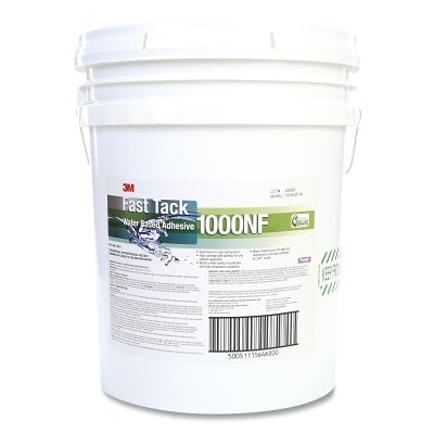 3M 051115-64680 Fast Tack 1000NF Water Based Adhesive, 5 gal, Pail, Purple