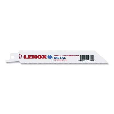 Metal Cutting Reciprocating Saw Blade, 6 in L x 3/4 in W x 0.035 in Thick, 14 TPI, 50 EA/PK