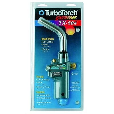 Extreme TX500 Series Self-Igniting Swirl Hand Torch, TX-504, MAPP/Propane, Includes TX-504 Tip