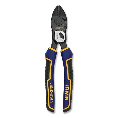 High Leverage Diagonal Cutting Pliers, 8 in, Blue