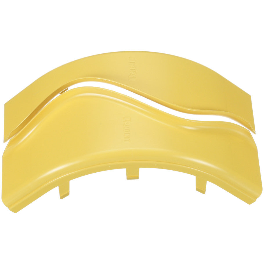 FIBERRUNNER COVER 4X4 OUTSIDE VERTICAL RIGHT-ANGLE, LSZH, YELLOW