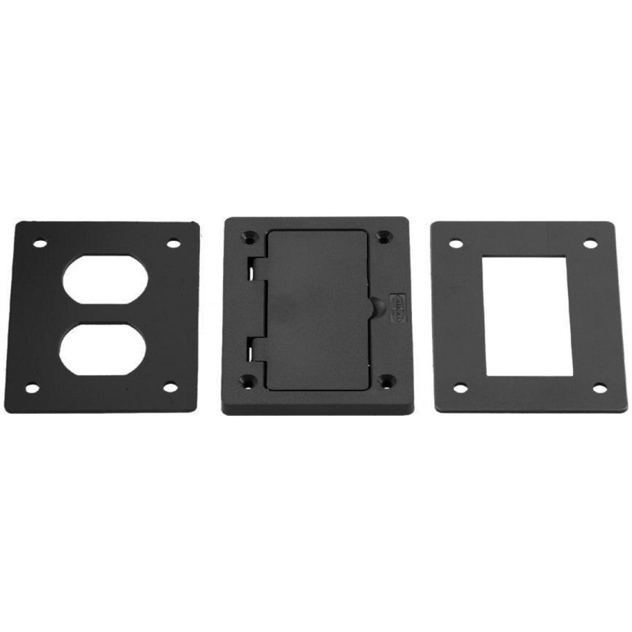 Non-Metallic Flush Rectangular Floor Box Cover With Flip Lid