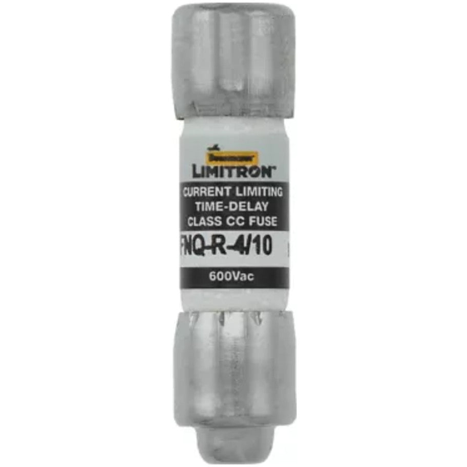 Limitron FNQ-R Series Class CC Time Delay Fuse, Rejection-Type, Current-Limiting, 4/10A, 600V