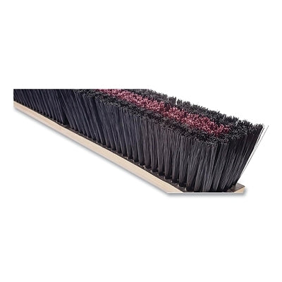 No. 11 Line Floor Brush, 24 in, 3 in Trim, Polystyrene Center, Black Plastic Border, Brush Only