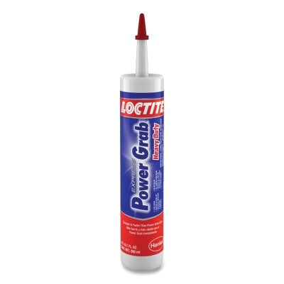 Loctite Power Grab Heavy Duty Construction Adhesive, 300 ml, Cartridge, White