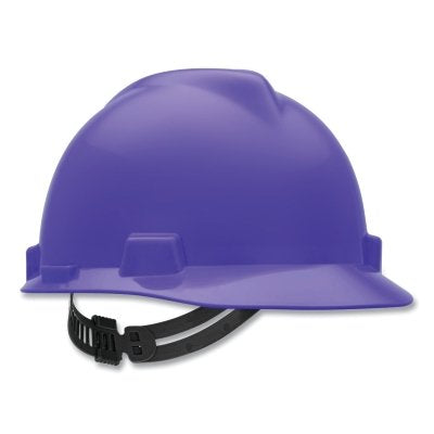 V-Gard Slotted Hard Hat Cap, Staz-On Suspension, Purple