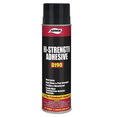 High Strength Adhesive, 12 oz, Aerosol Can