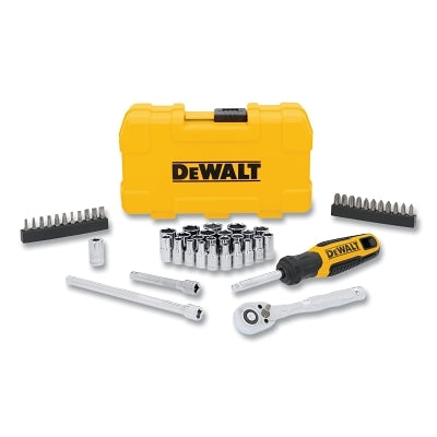 Mechanics Tools Set, 50-pc, 1/4 in Drive. 72 Tooth Ratchet