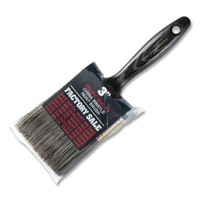 Factory Sale Gray Bristle Paint Brushes, 2 in W, Synthetic Gray China bristle, plastic handle