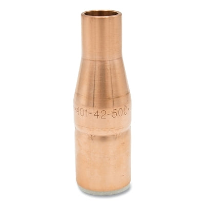 Air-Cooled Bore Nozzle, Standard-Duty, Slip-On, 1/2 in Bore, 1/8 in Recess, Bottleneck, Copper