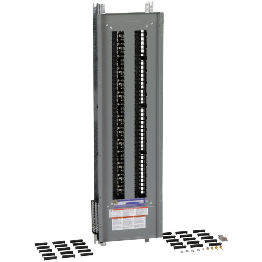 NQ Panelboard Interior, Main Lug, 225A, 3-Phase, 84-Spaces, Enclosure Width 20 in., Aluminum