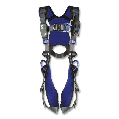 3M 1113212 ExoFit X300 Comfort Wind Energy Climbing/Positioning Safety Harness, Back/Front/Hip D-Rings, Large, Auto-Locking QC