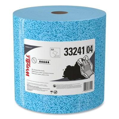 Kimtech Prep* Kimtex* Wiper, Blue, 9.8 in Wide, 13.4 in Length, 717 SH/RL