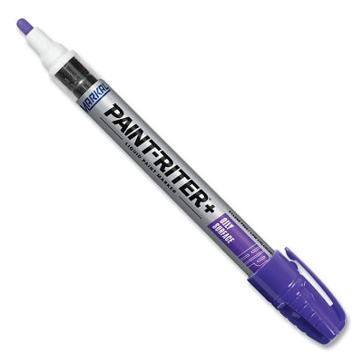 Paint-Riter+ Oily Surface Paint Marker, Purple, 1/8 in Tip, Medium