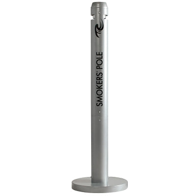 Smokers' Poles, 41 in h, Black