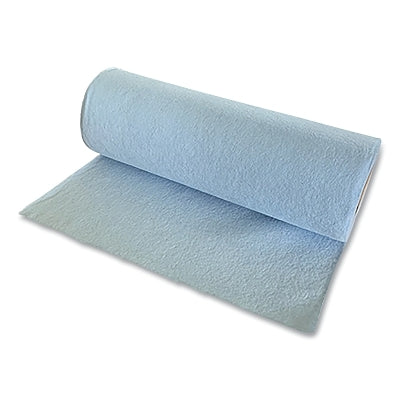DRC Shop Towels, 11 in L x 10.25 in W, 55 per Roll, Box, Blue