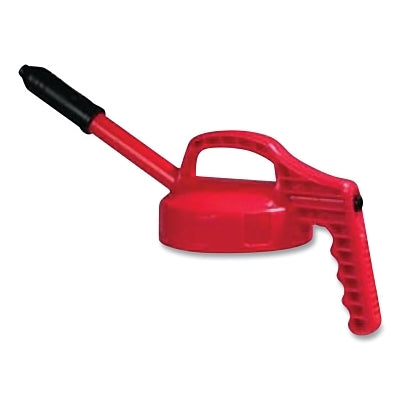 Stretch Spout Lid, 0.5 in dia, Red, Engineering Plastic