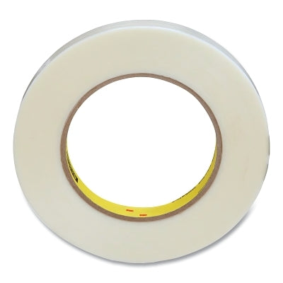 3M 021200-22946 Filament Tape, 8915, 0.47 in W x 60 yd L, 6 mil Thick, Clear