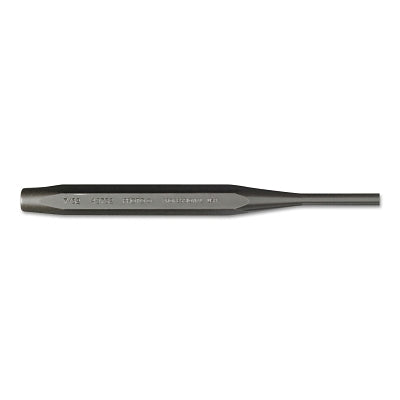 Super-Duty Long Drive Pin Punches, 8 in, 3/16 in tip, Tool Steel
