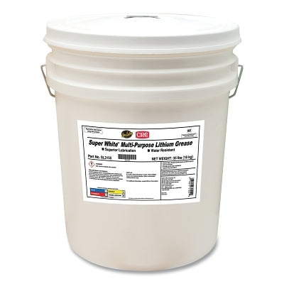Super White Multi-Purpose Grease, 35 lb, Pail