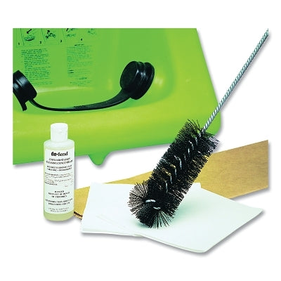 Tank-Style Eyewash Station Cleaning Kit, Includes 4 oz Eyewash Solution/Brush/ Wipes