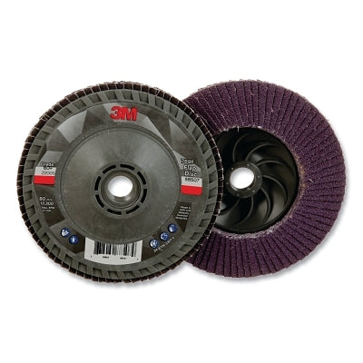 3M 638060-88507 Flap Disc 769F, 4.5 in dia, 80+ Grit, 5/8 in-11 arbor, 13300 RPM