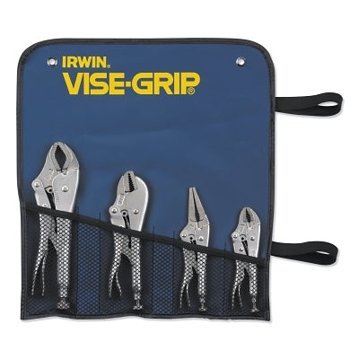 The Original 4-Pc Locking Plier Kitbag Set, 5 in; 6 in; 7 in; 10 in