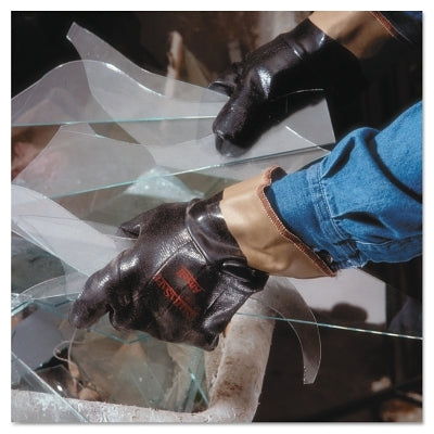 28-359 Nitrile Coated Gloves, Size 10, Black