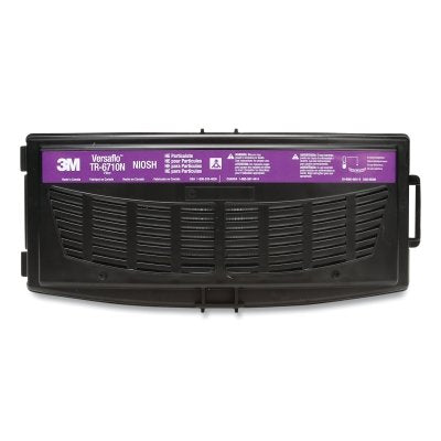 3M TR-6710N-40 Versaflo Filter/Cartridge, HEPA Filter, TR-600/TR-800 Series PAPRs, Magenta, 40 EA/CA