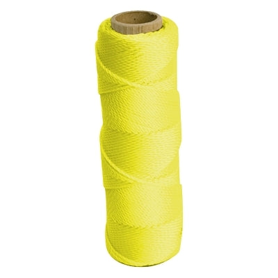 Nylon Mason's Line, Braided, 250 ft, Fluorescent Yellow, #18