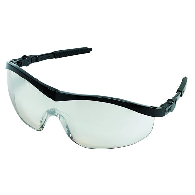 Storm Protective Eyewear, Indoor/Outdoor Clear Mirror Lens, Black Frame, Nylon