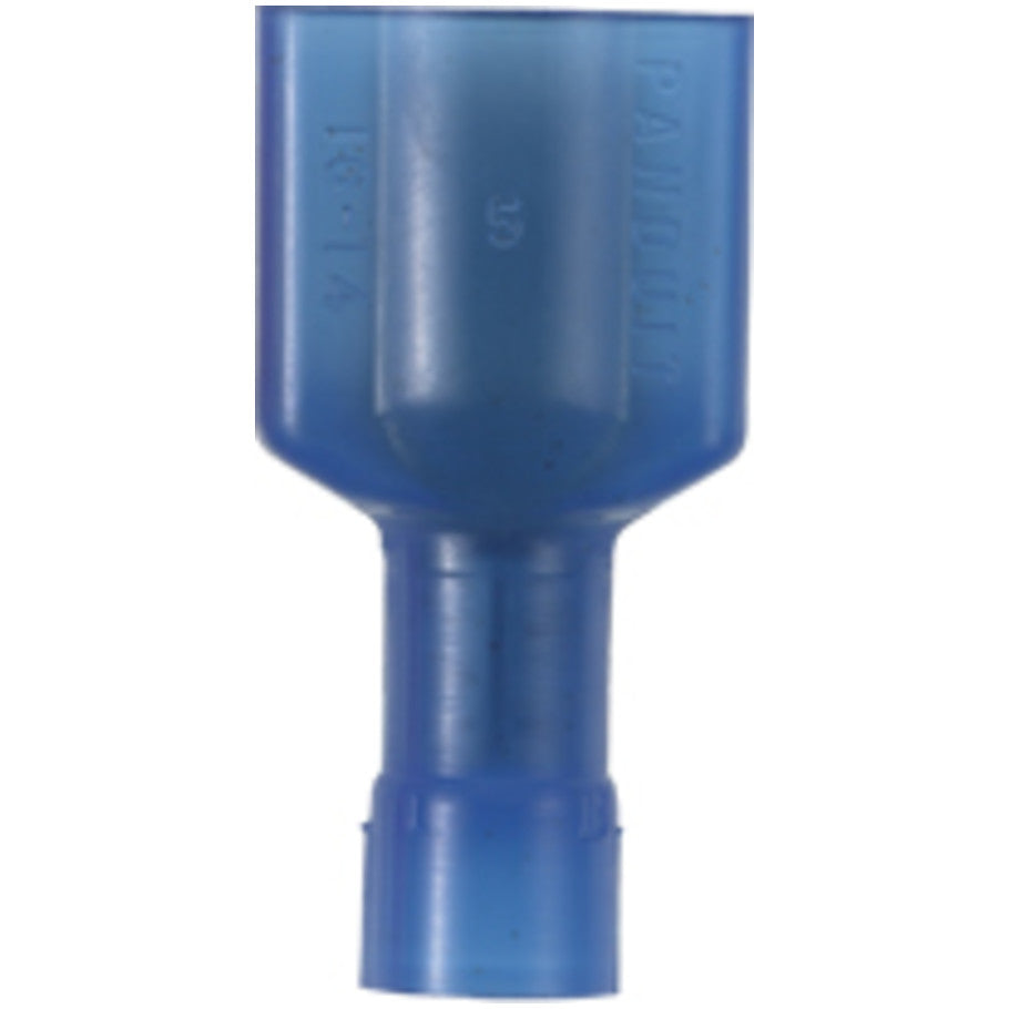 Male Disconnect, Nylon Fully Insulated, 16 to 14 AWG, Blue, Brass