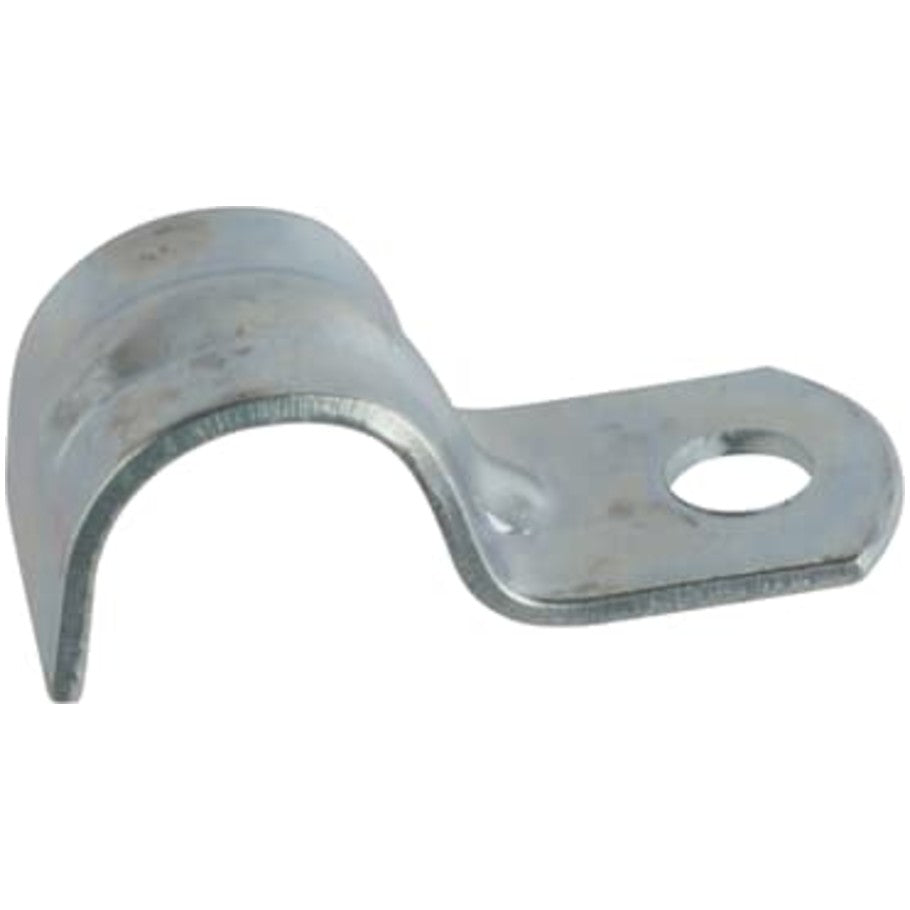 Steel City zinc plated steel 3/8 in. 1 hole rigid/IMC conduit strap.