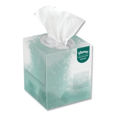 Kleenex Naturals Facial Tissue, 2-Ply, White