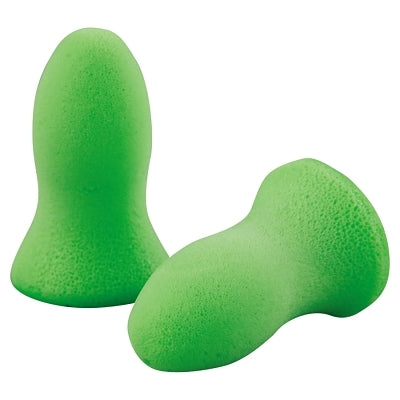 Meteors Disposable Earplugs, Foam, Green, Uncorded