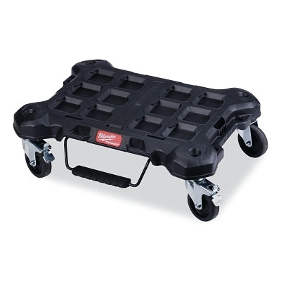 PACKOUT Dolly, 4 Wheels, 18.9 in L x 24.4 in x 7.9 in H, 250 lb Weight cap., Black