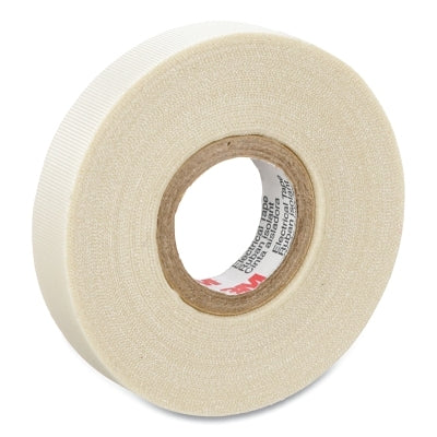 3M 100836 Glass Cloth Electrical Tape 69, 1/2 in x 66 ft, White