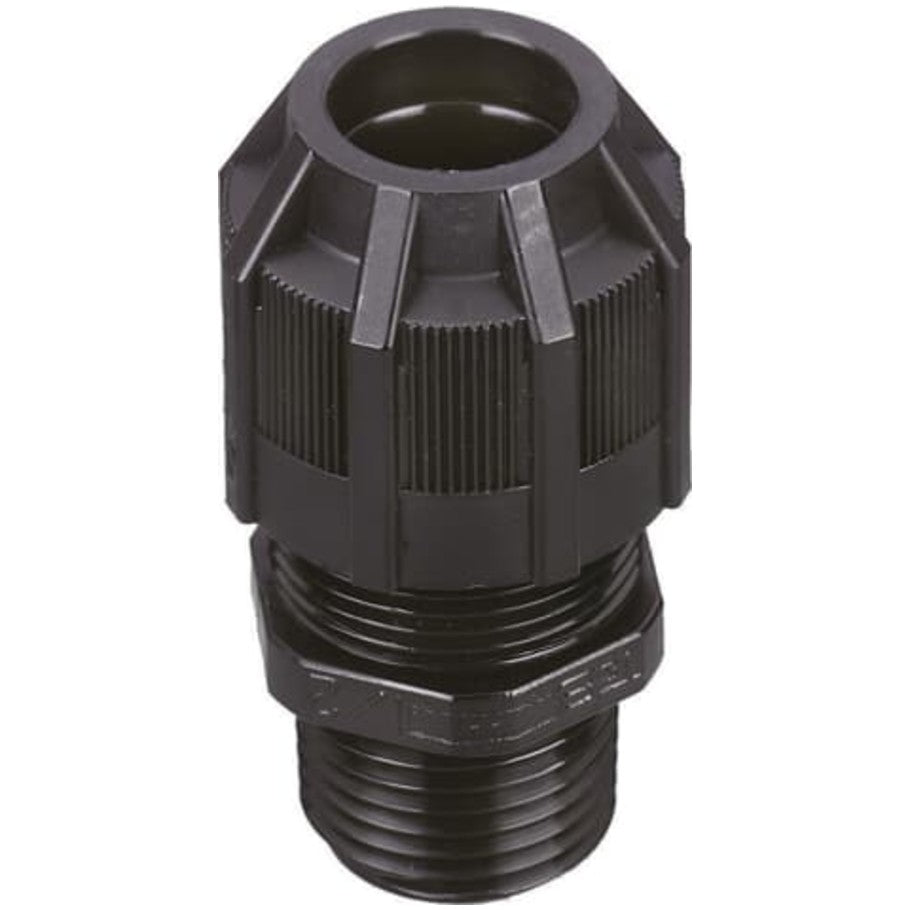 Ranger Strain-Relief Connector, Liquidtight, Nylon, Portable Cord, 3/4 in., 0.125 to 0.375 in.