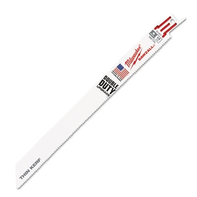 SAWZALL Standard Metal Cutting Blade, 9 in L, 14 TPI, For Scheduled 80 Pipe/Angle Iron, 100 EA/BOX