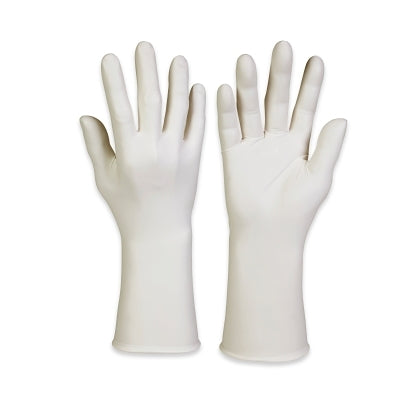G3 Nitrile Gloves, Beaded Cuff, Unlined, Medium, White, 6.0 mil