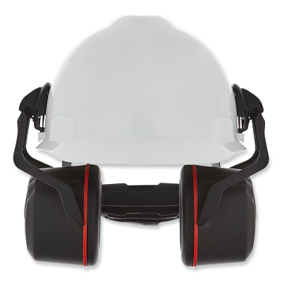 V-Gard Helmet-Mounted Hearing Protection Earmuff, 31 NRR, Black/Yellow