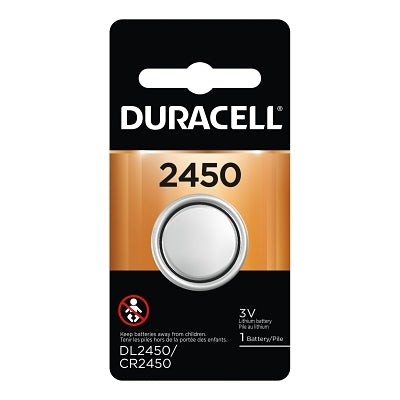 Lithium Battery, Coin Cell, 3V, 2450, (1 EA/PK) 36 Bulk Pack