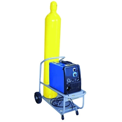Running Gear Series Cart, Holds 1 Cylinder, 9-1/2 in dia, 8 in Polyolefin Wheels